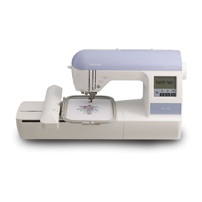 Brother PE770 User manual Brother PE770 User manual