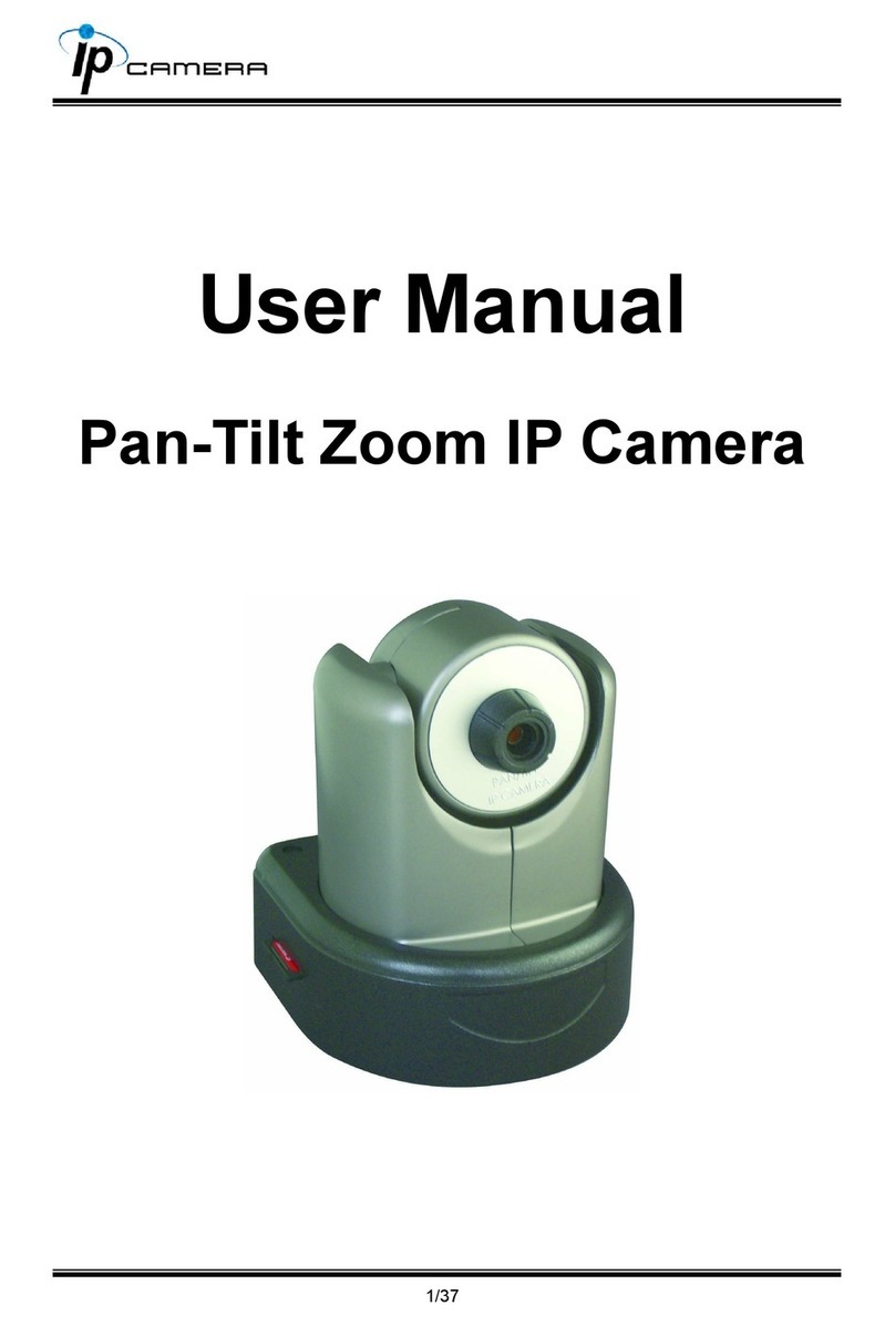 IP Camera Pan-Tilt User manual