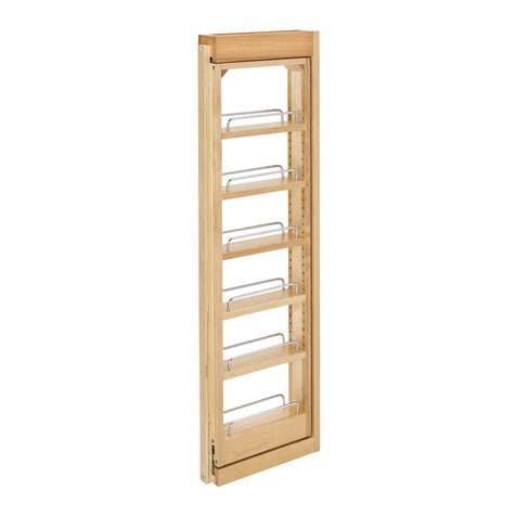 Rev-A-Shelf Wood Classics 432 Series User manual Rev-A-Shelf Wood Classics 432 Series User manual