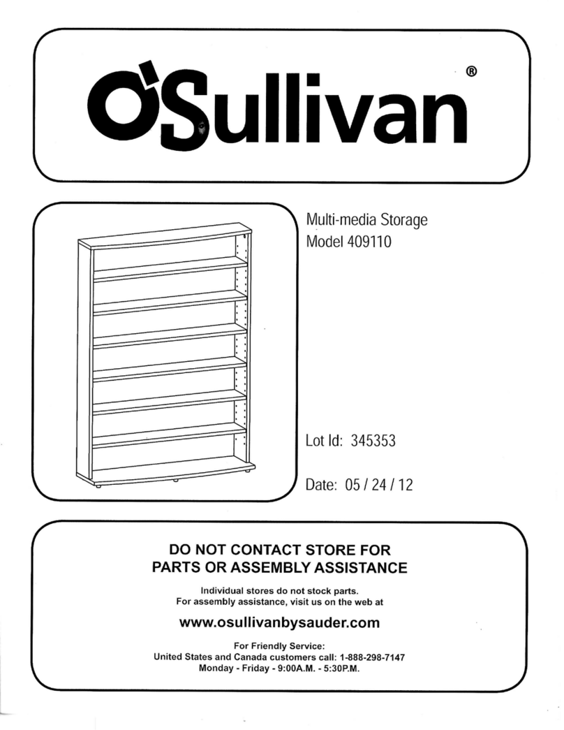 O'Sullivan 409110 Assembly instructions