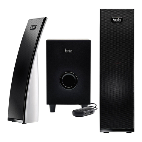 Hercules XPS 2.1 20 ARC Black User manual