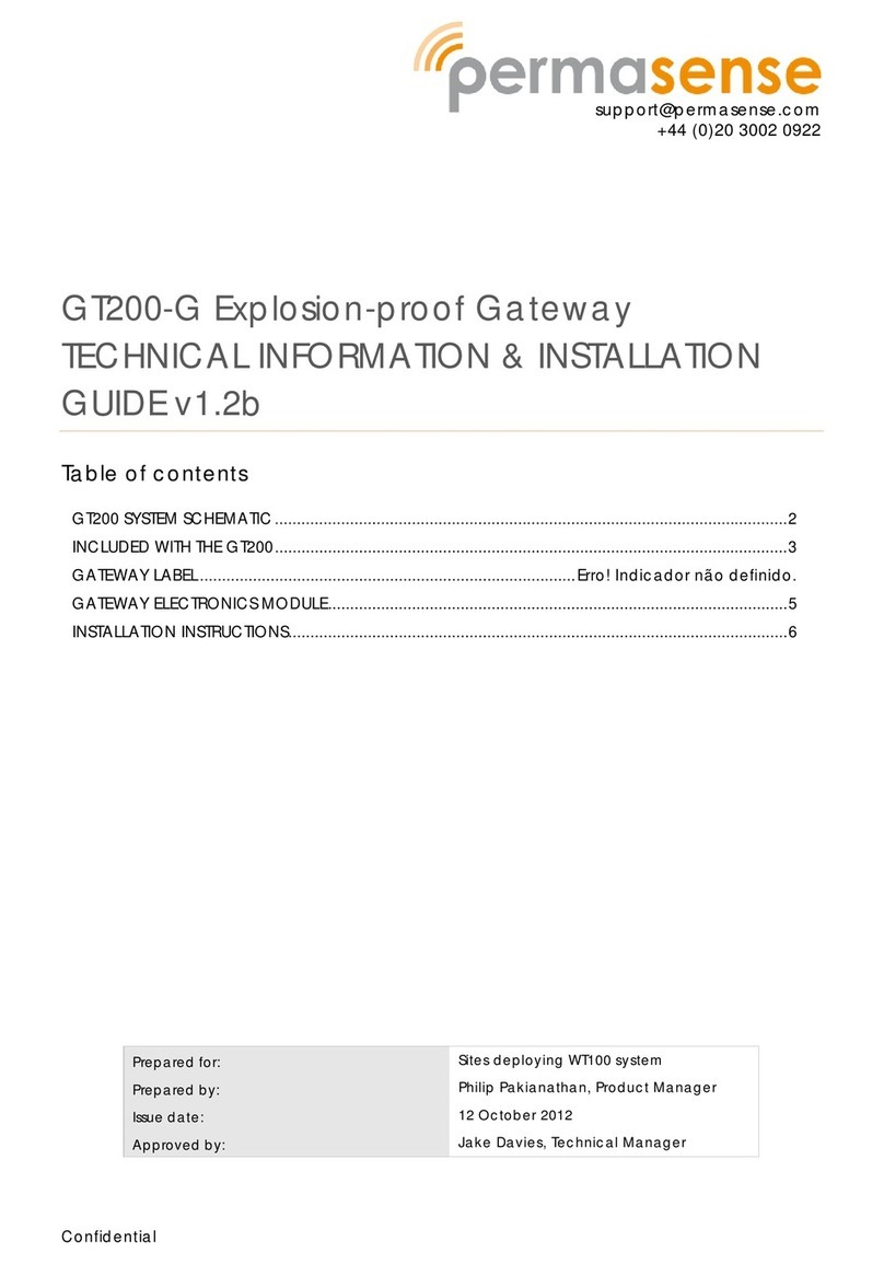 Permasense GT200-G technical information