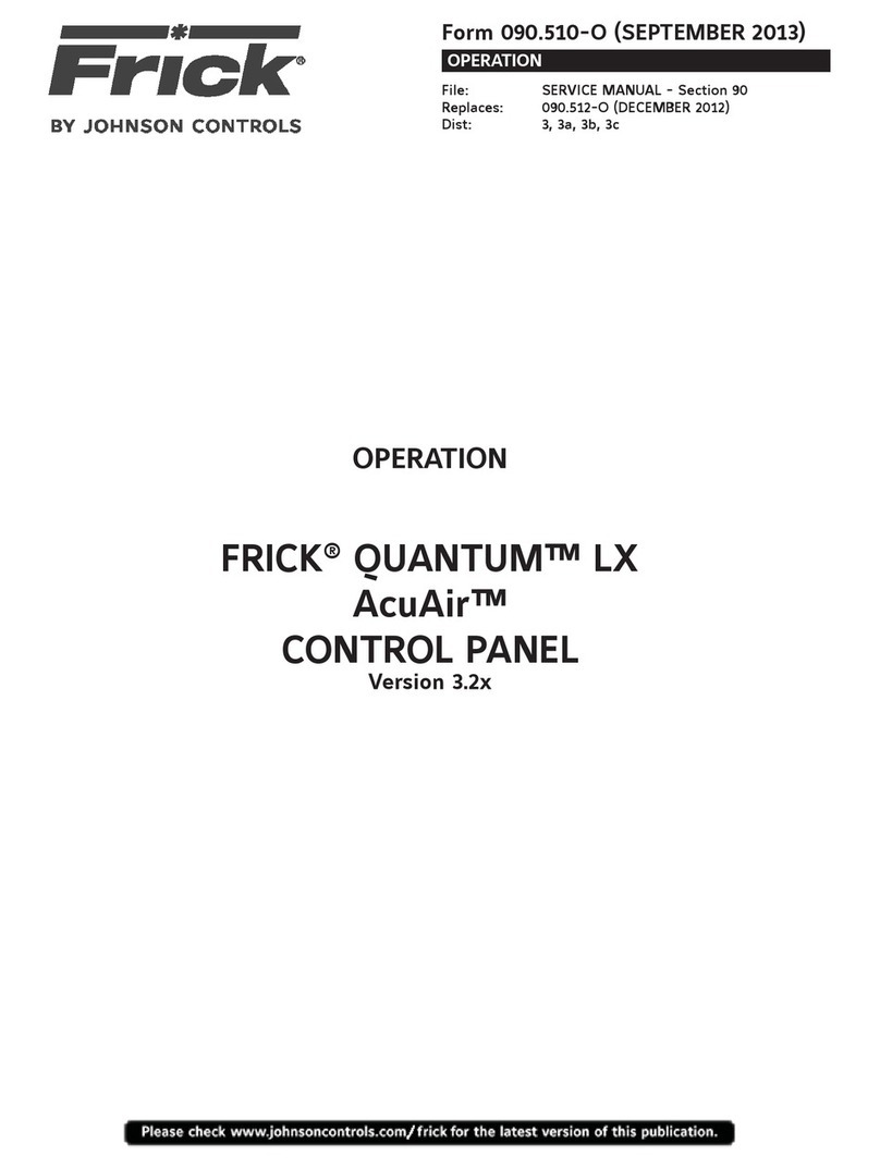 Frick QUANTUM LX AcuAir Instruction Manual