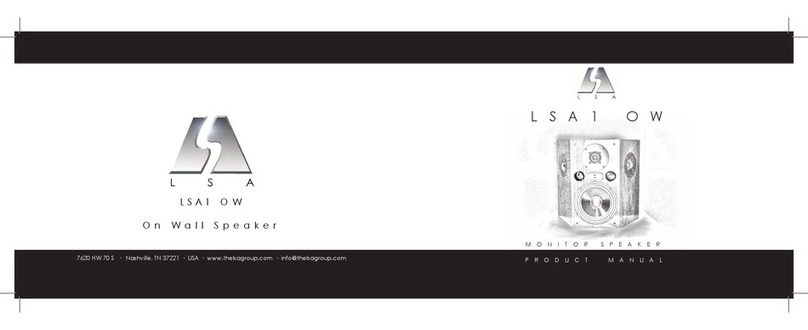 LSA LSA1 OW product manual