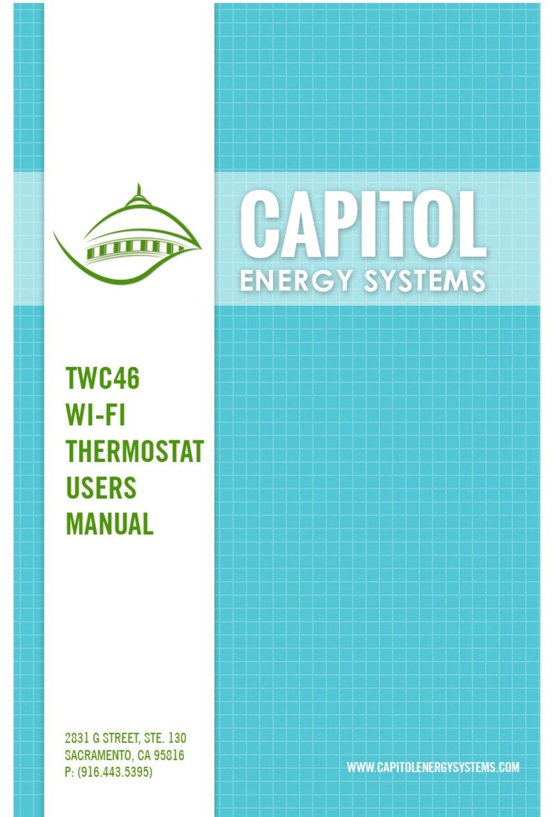 Capitol Energy Systems TWC46 Operation guide