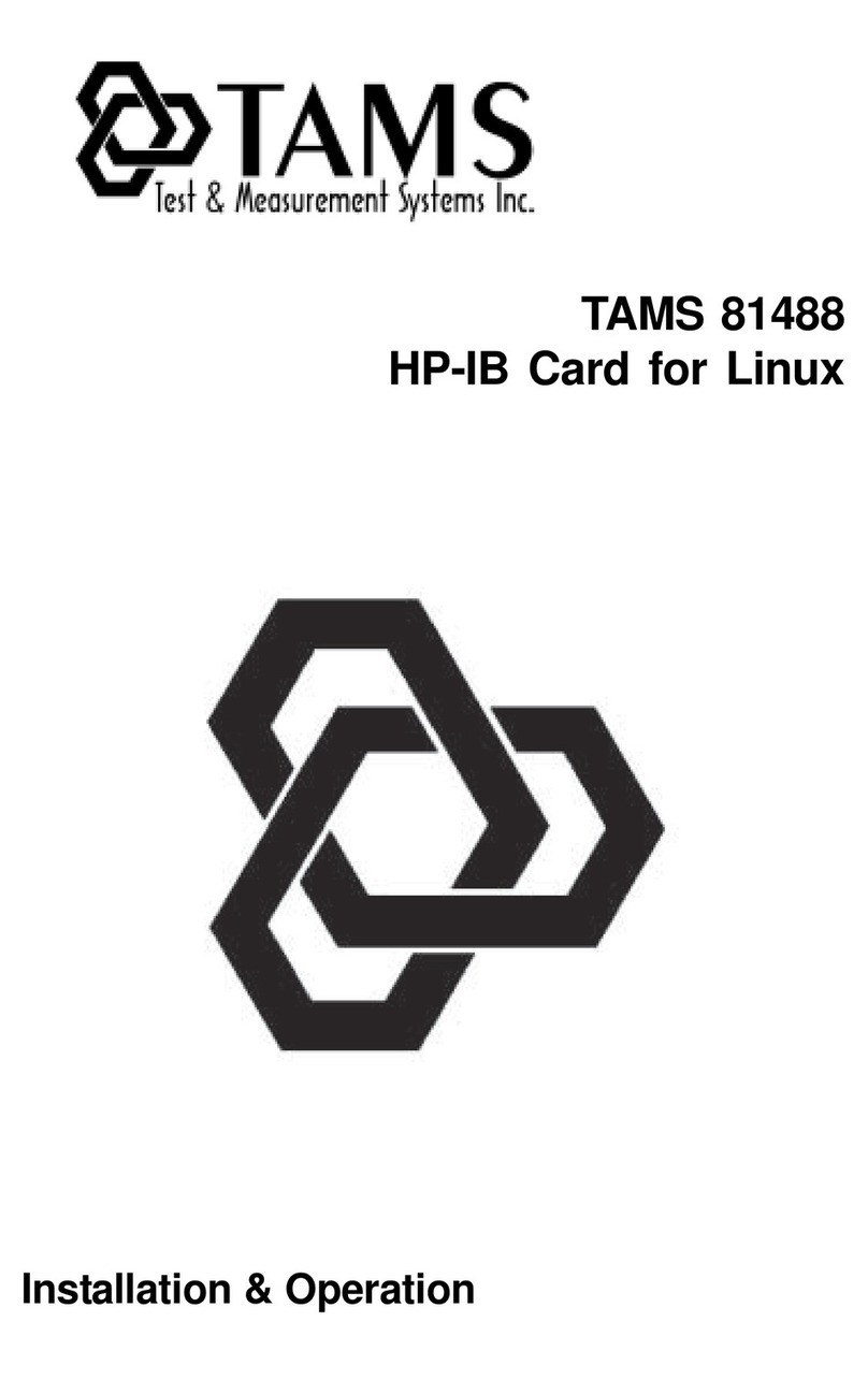 TAMS 81488 Installation & operation