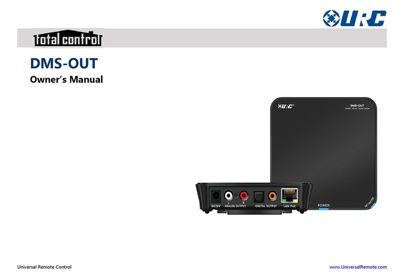 Total Control DMS-OUT owner's manual