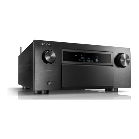 Denon AVC-X8500H User manual Denon AVC-X8500H User manual