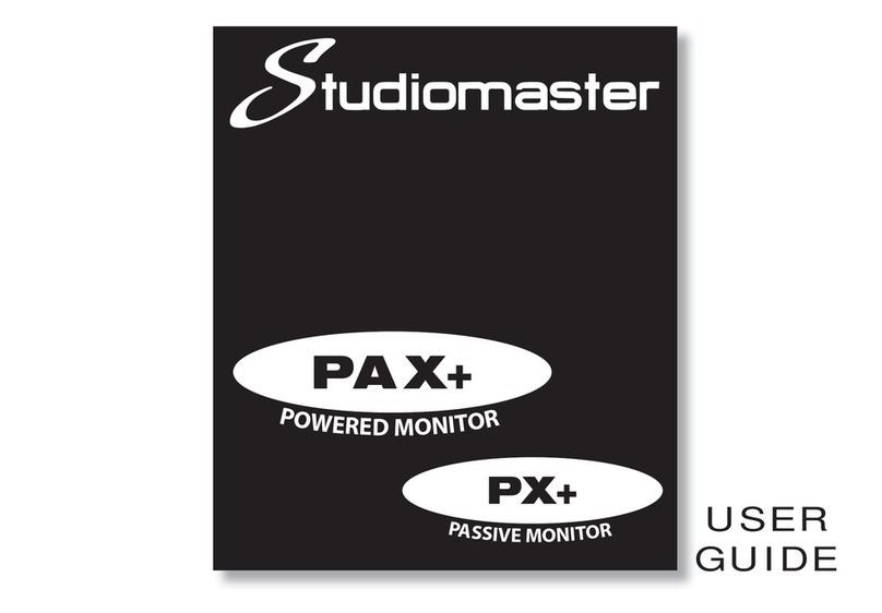 Studiomaster PAX10+ User manual