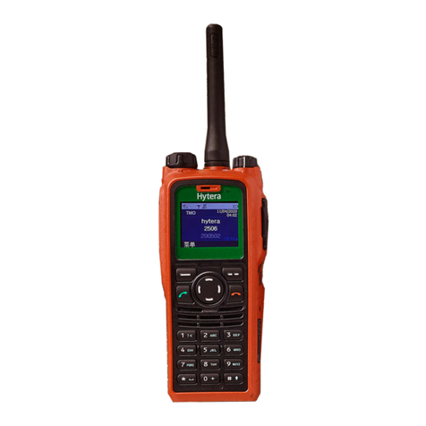 Hytera PT790Ex F5 TETRA owner's manual