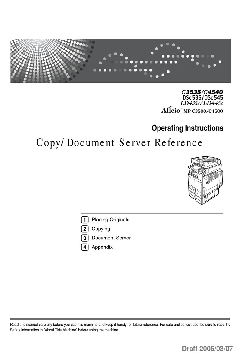 Ricoh C4540 User manual