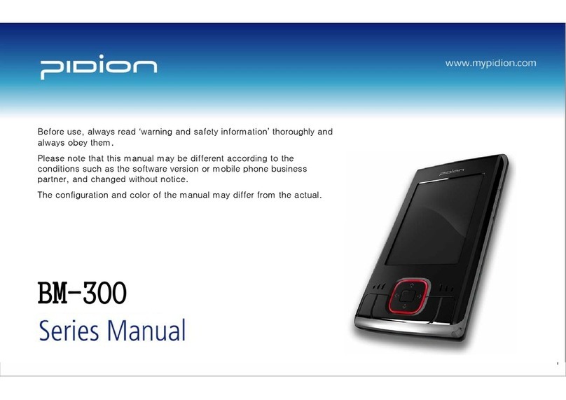 Bluebird Pidion BM-300 User manual