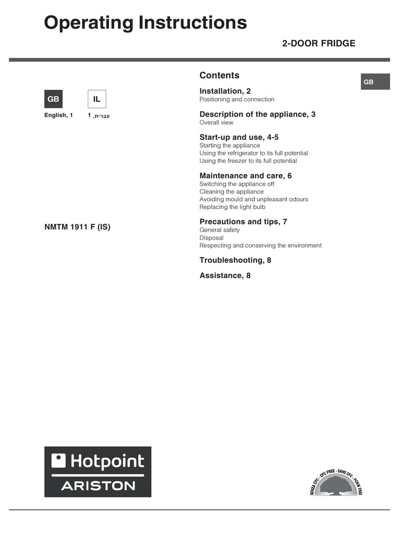 Hotpoint Ariston NMTM 1911 F (IS) operating instructions