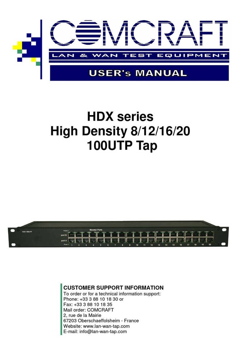 COMCRAFT HD20-100UTP user manual