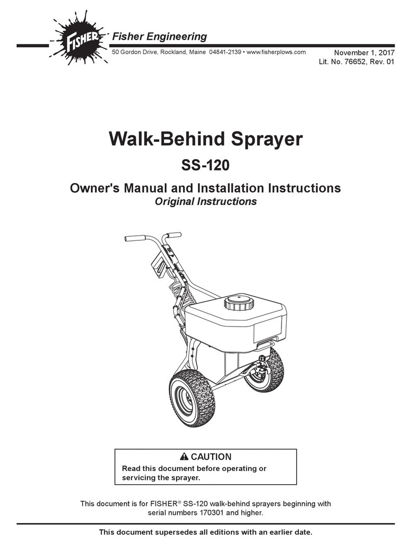 Fisher SS-120 Owner's manual and installation instructions