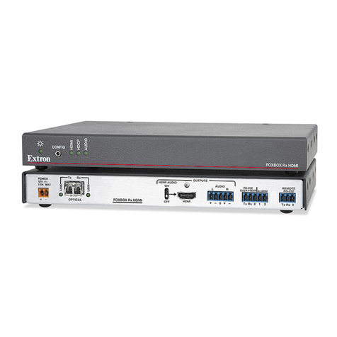Extron electronics FOXBOX Tx HDMI user guide