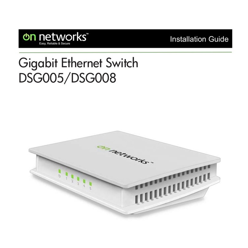 on networks DSG005 User manual