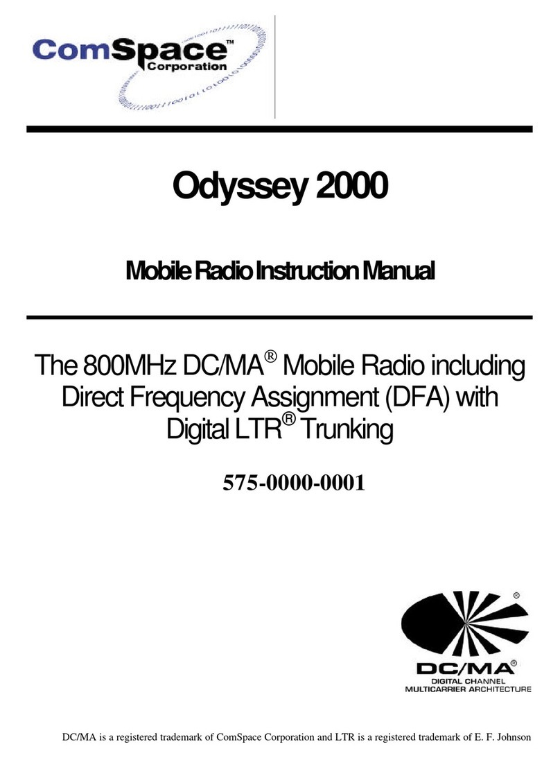 ComSpace Odyssey 2000 instruction manual