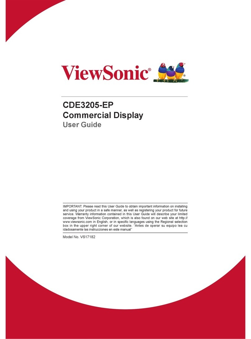 ViewSonic CDE3205-EP User manual
