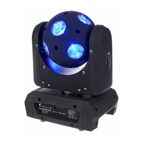 Stairville Beam Ball 100 Quad LED user manual