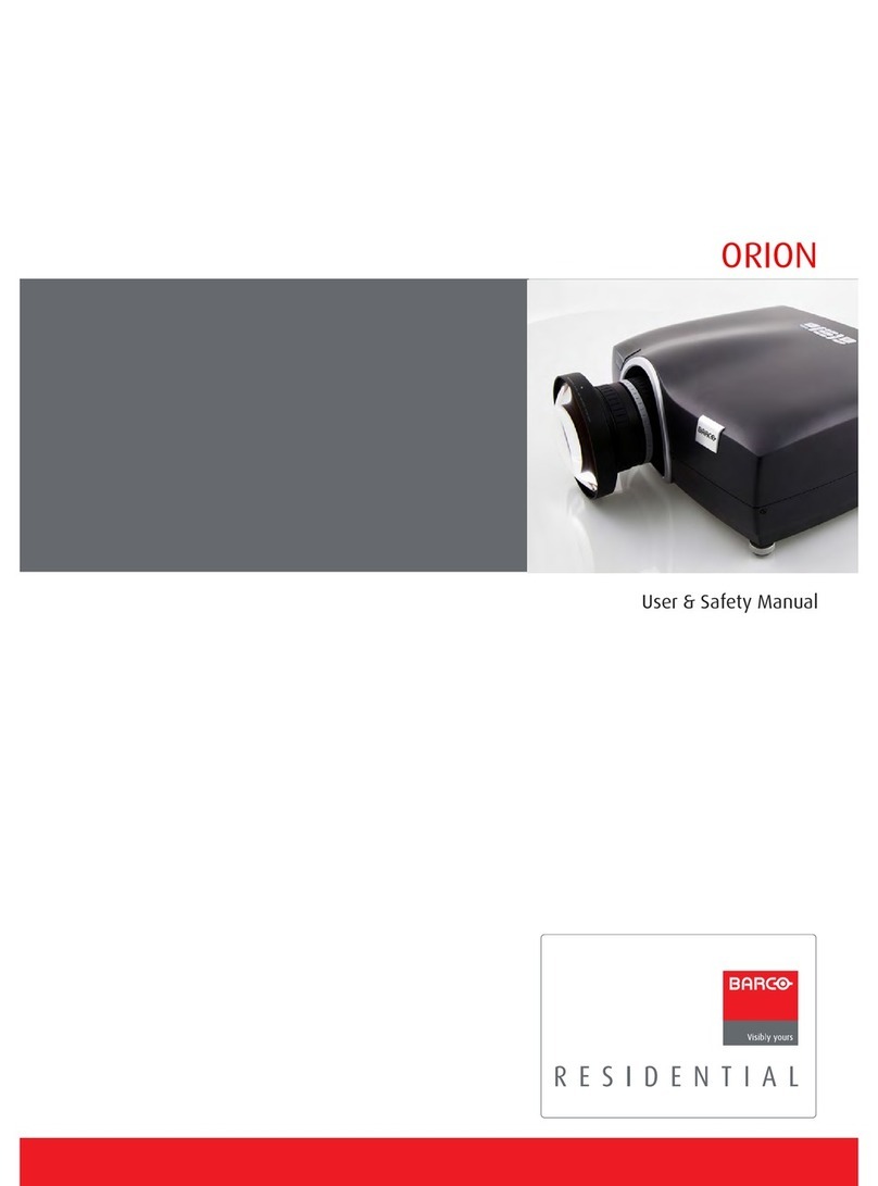 Barco Orion 1080 User manual