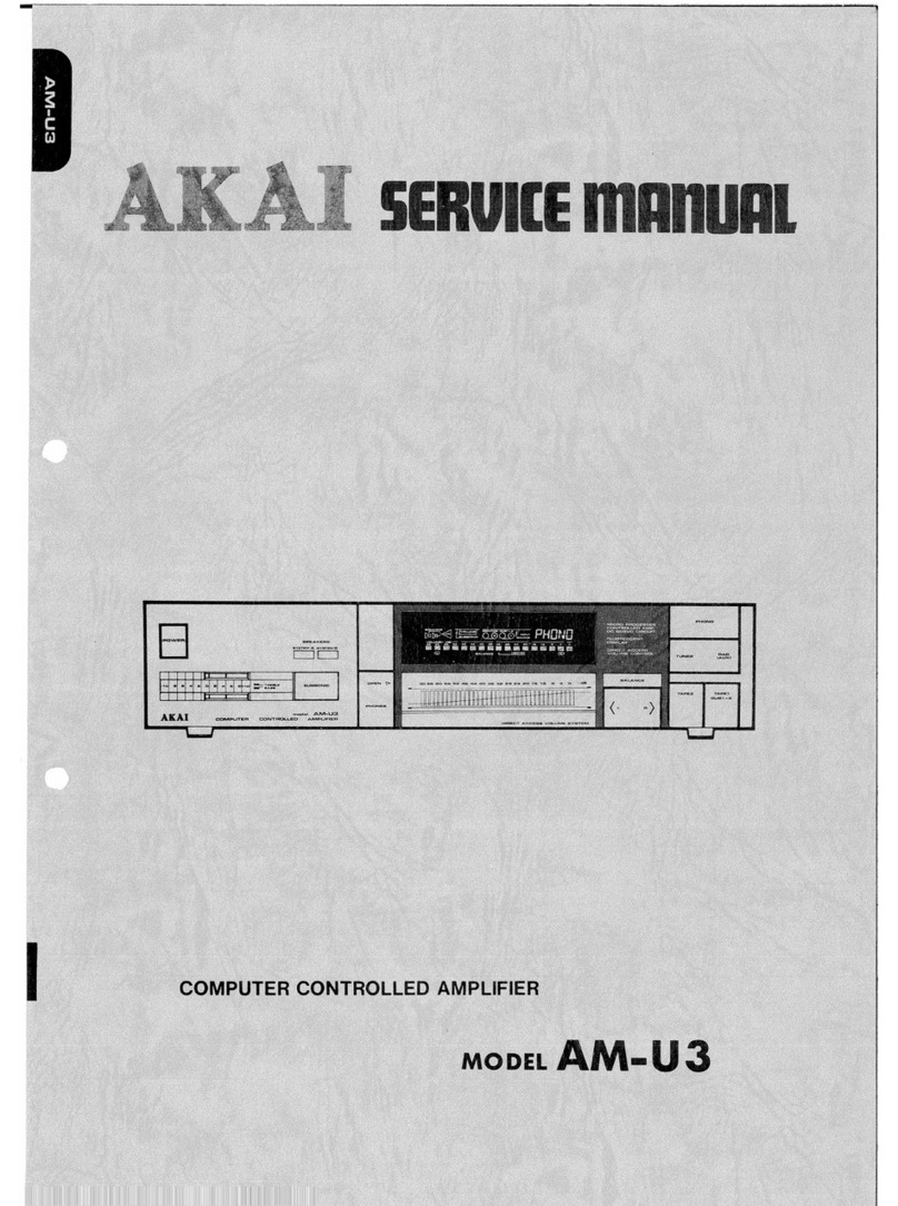 Akai AM-U3 User manual