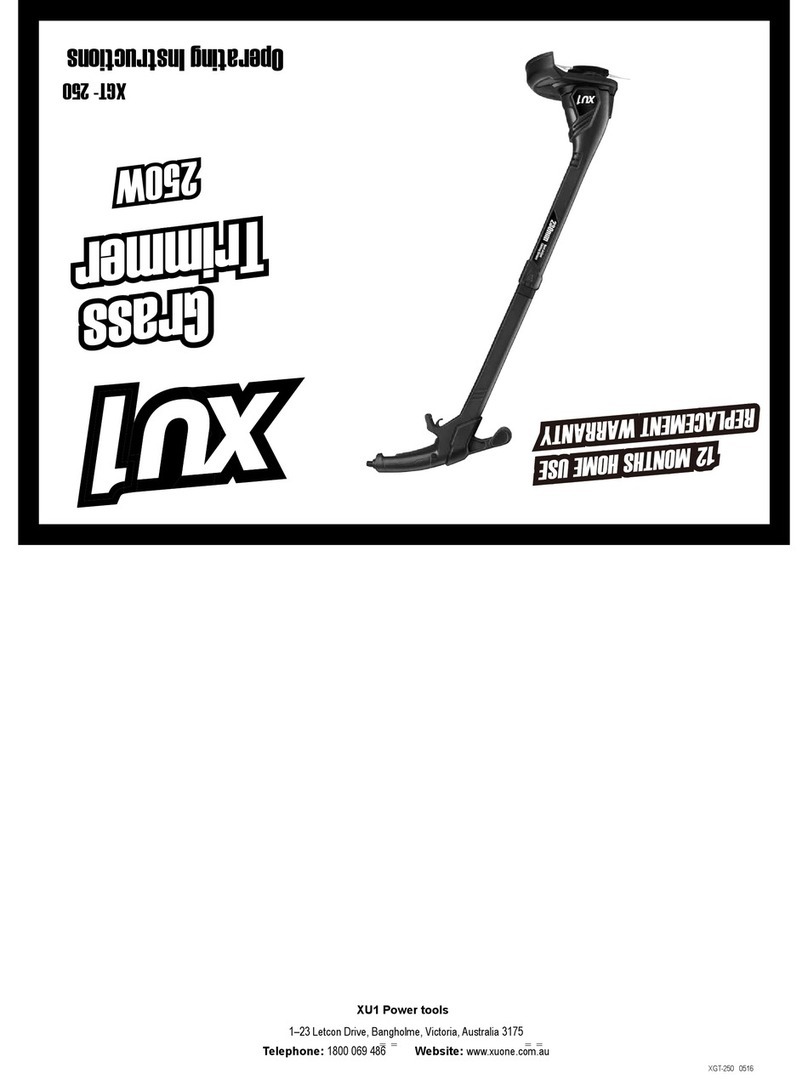 XU1 XGT-250 operating instructions