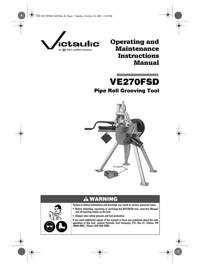 Victaulic VE270FSD Operating and maintenance instructions Victaulic VE270FSD Operating and maintenance instructions