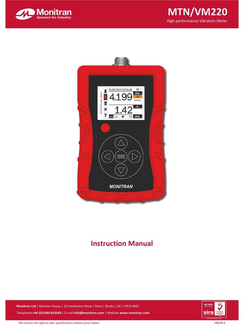 Monitran MTN/VM220 User manual