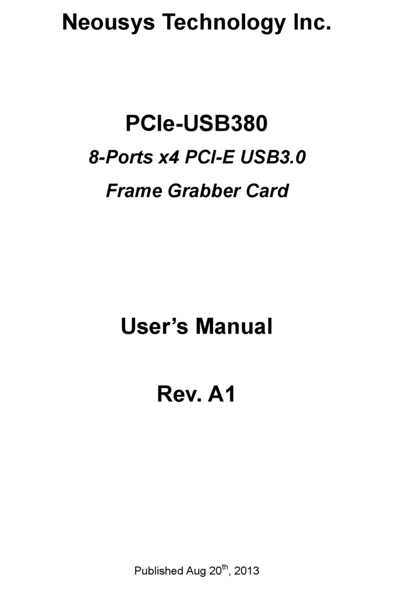 Neousys Technology PCIe-USB380 user manual