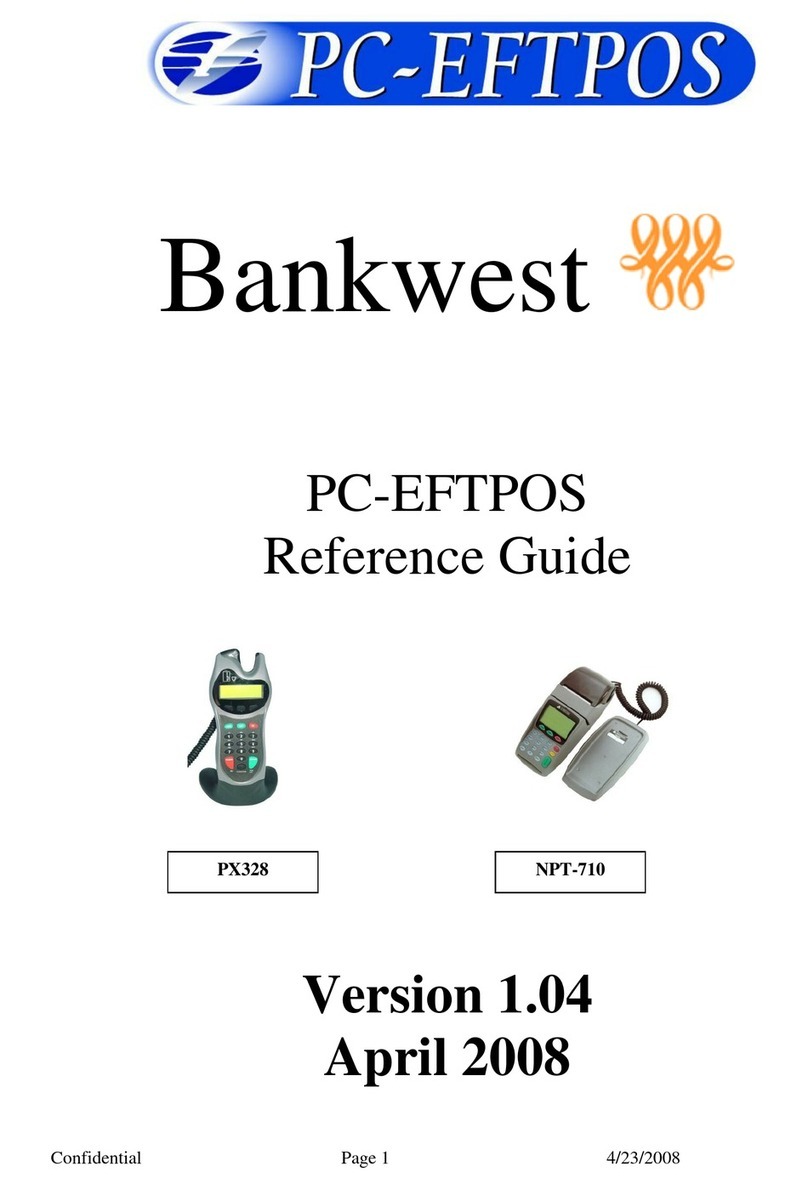PC-EFTPOS PX328 User manual