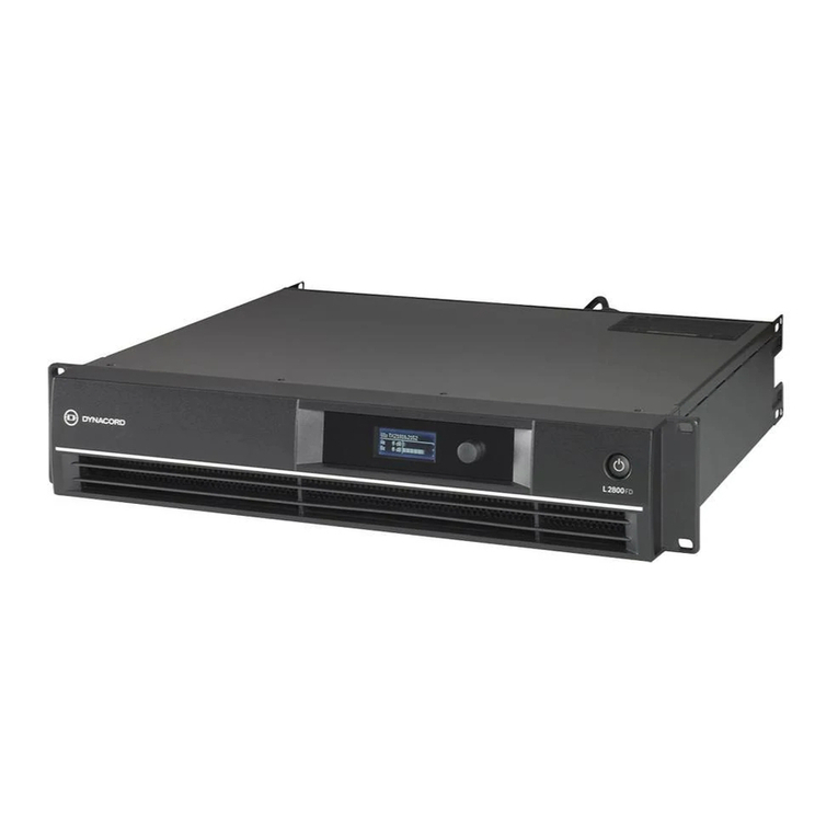 Dynacord L1300FD-AU installation manual