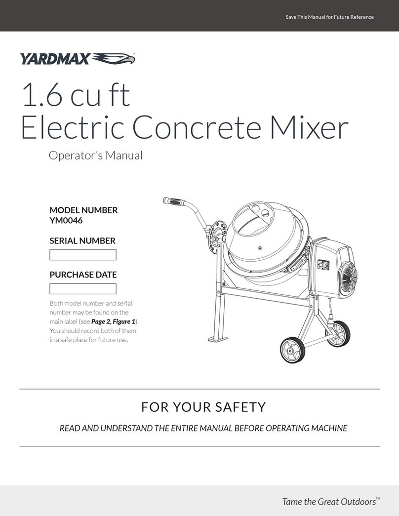 YARDMAX YM0046 Operator's manual