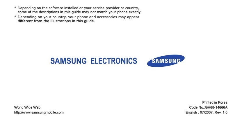 Samsung SPH-A420 User manual