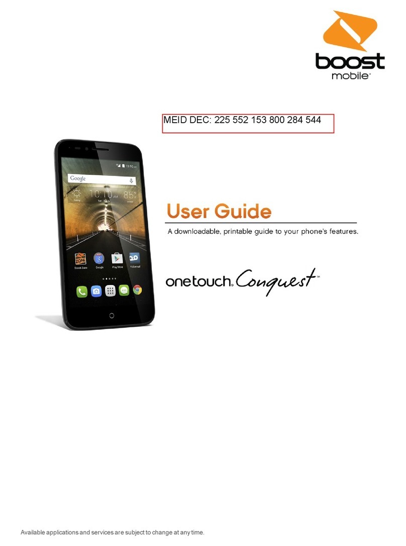 Alcatel OneTouch Conquest User manual