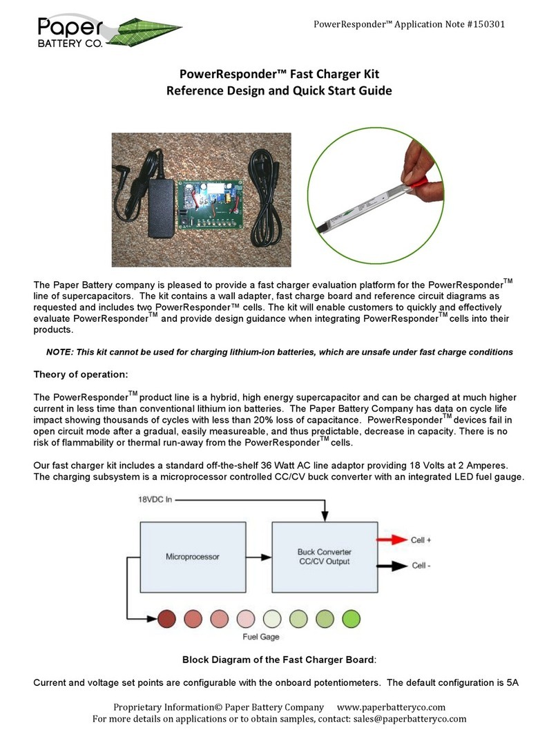 Paper Battery PowerResponder quick start guide