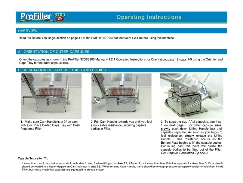 ProFiller 3800 User manual