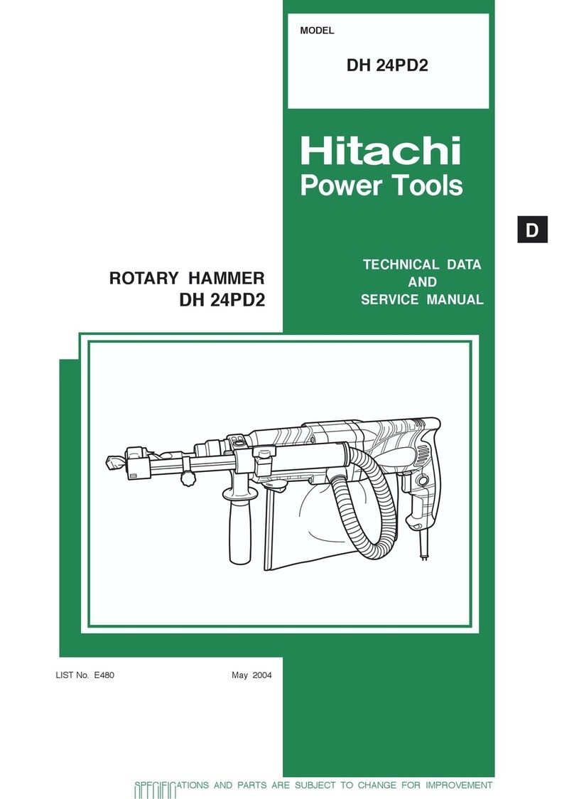 Hitachi DH 24PD2 Technical data and service manual