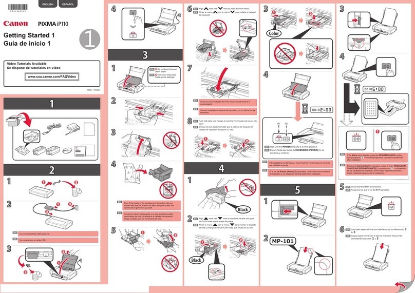Canon Pixma iP110 series User manual