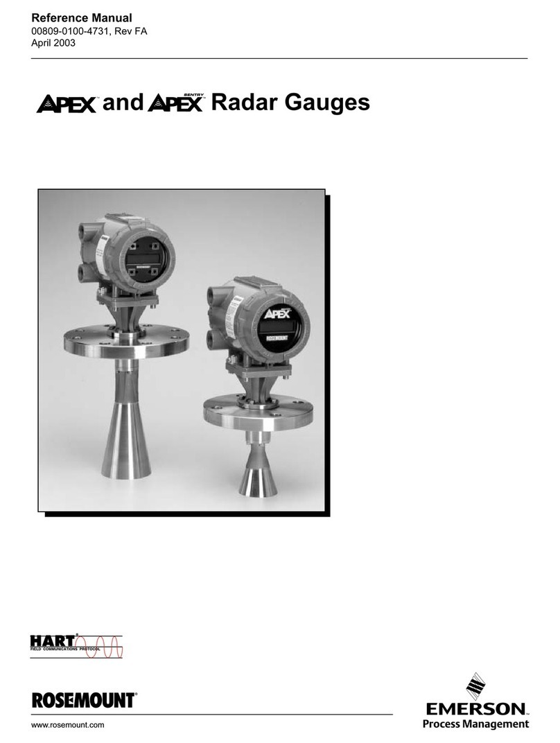 Emerson Rosemount Apex User manual