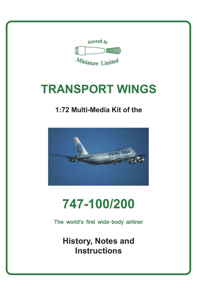 Aircraft in Miniature Limited 747-100 History, notes and instructions