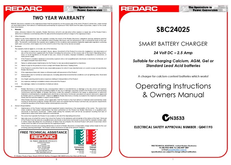 Redarc SBC24025 Assembly instructions