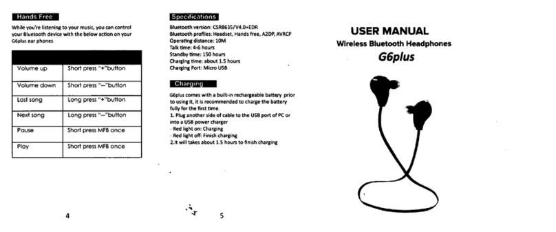 Amentis G6plus user manual