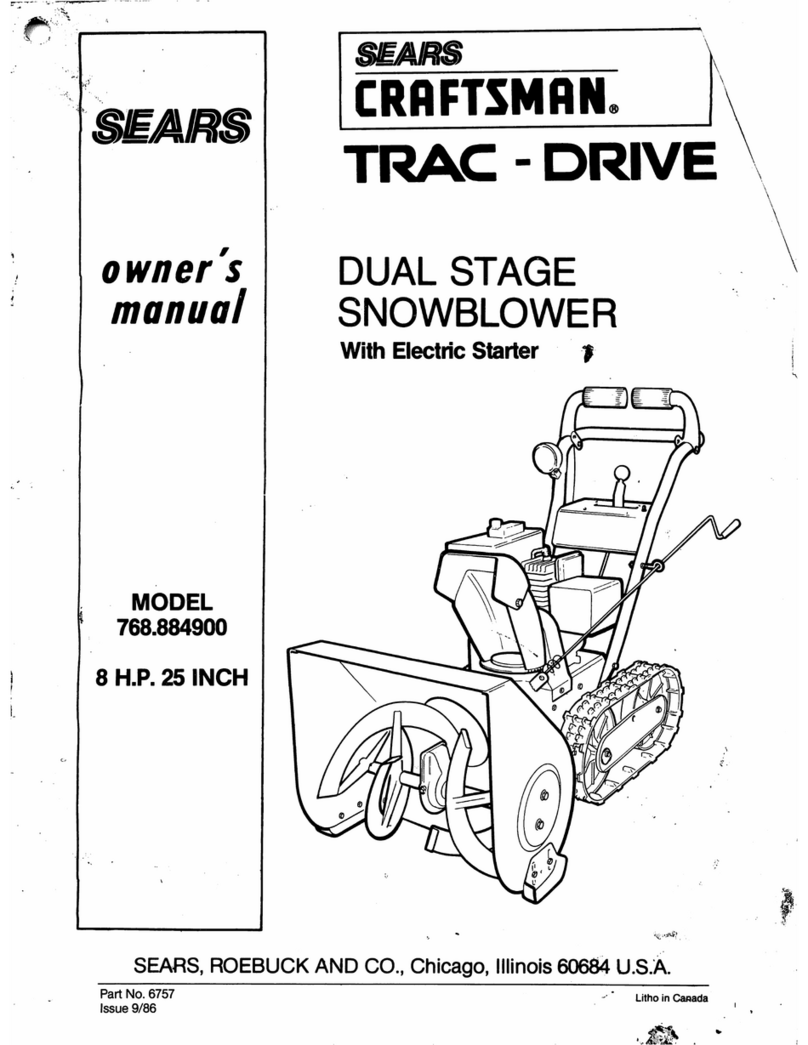Craftsman 768.884900 User manual