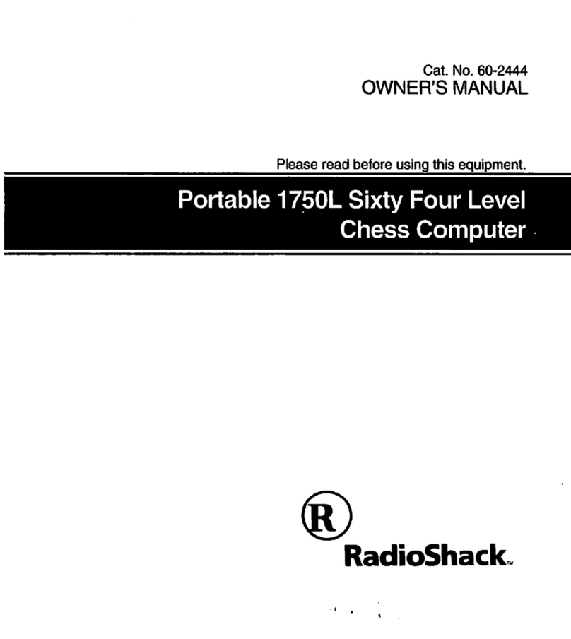 Radio Shack 1750L User manual