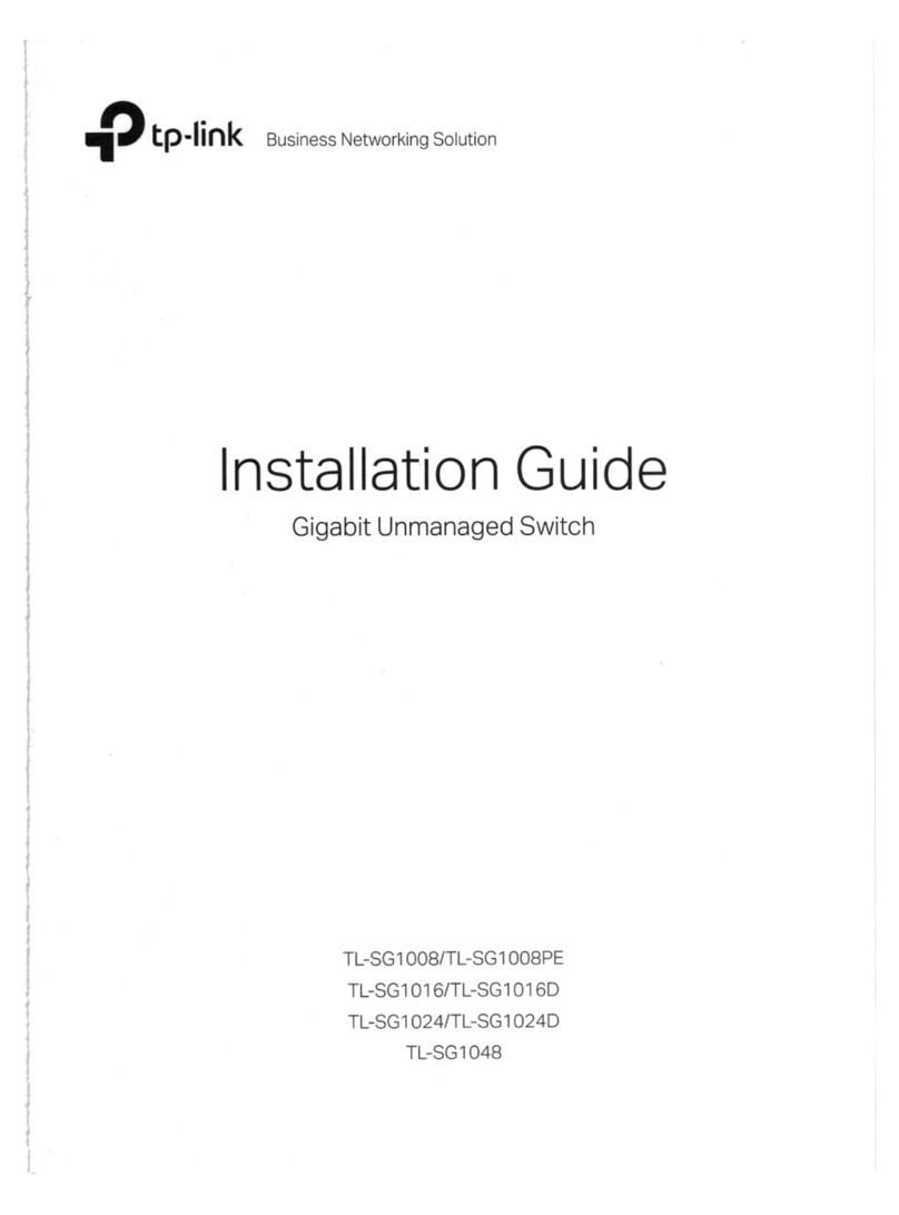 TP-Link TL-SG1008 installation guide