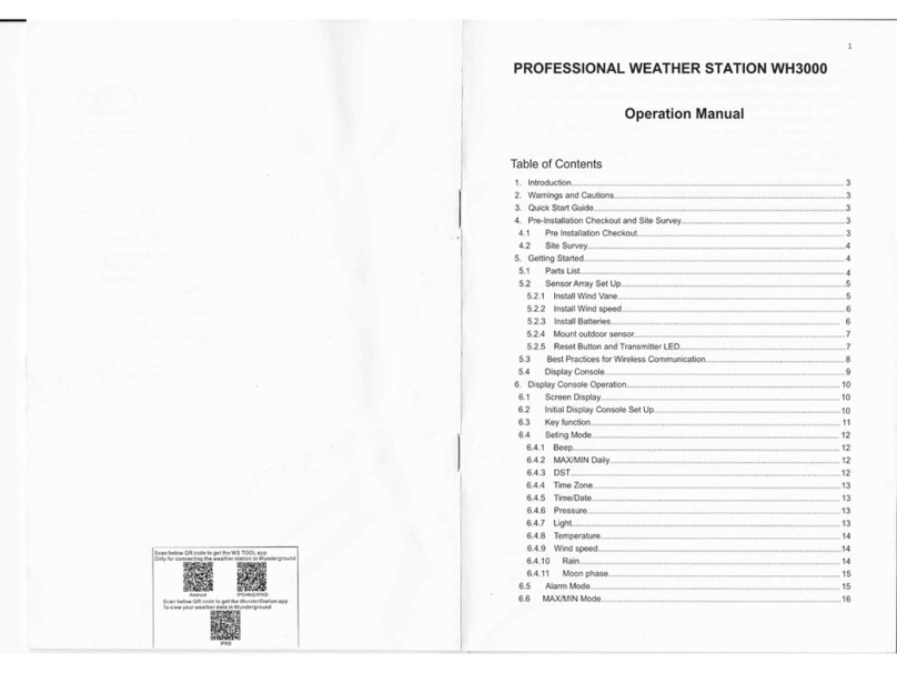 Froggit WH3000 User manual