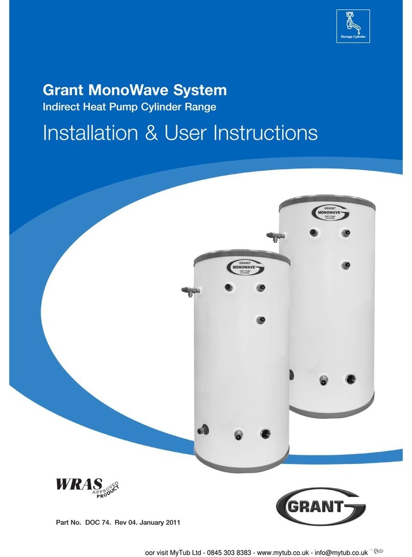 Grant HPMONO/IND125 Installation & user's instructions Grant HPMONO/IND125 Installation & user's instructions