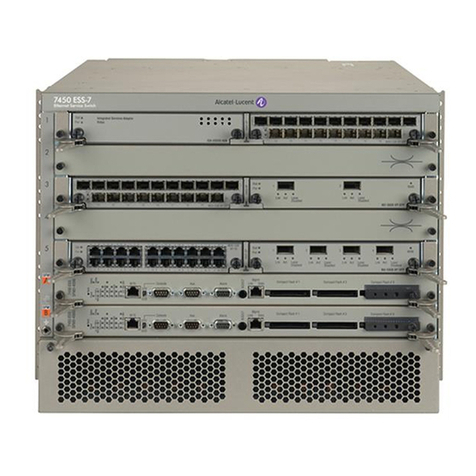 Alcatel-Lucent 7450 ESS-7 User manual Alcatel-Lucent 7450 ESS-7 User manual