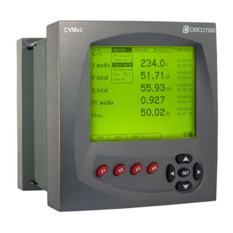 Circutor CVM k2 User manual